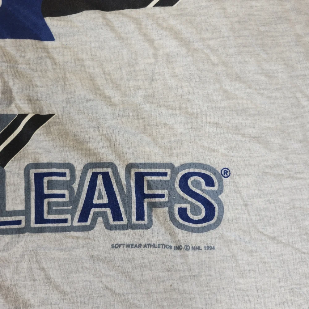 Vintage 1994 Toronto Maple leafs T Shirt Size XL NHL Hockey - Picture 3 of 6